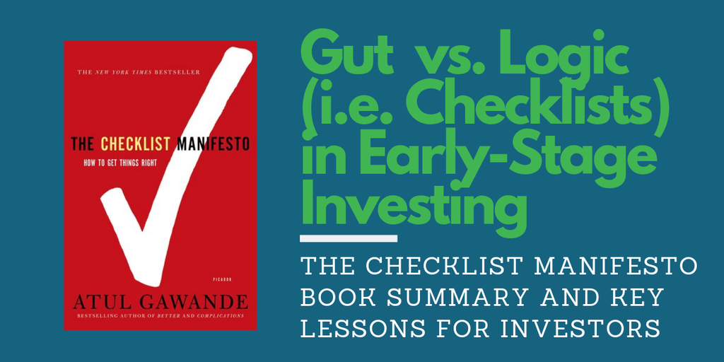 Gut vs Checklists Which is Better for Startup Investment Decisions