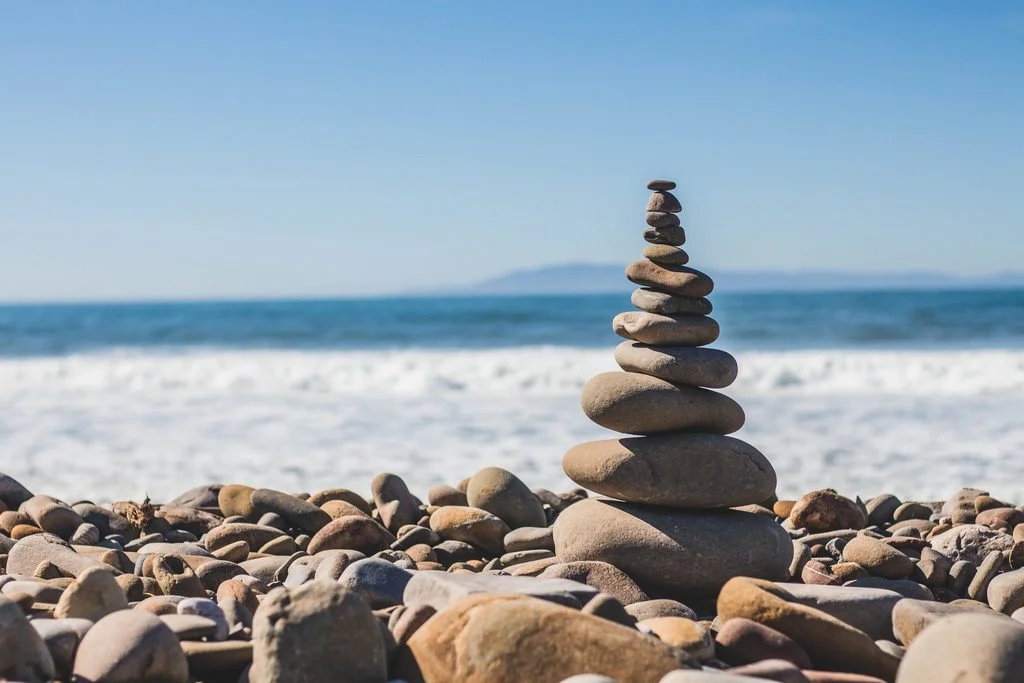Stones Balance Shore